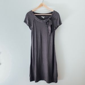 H&M Grey dress with satin bow